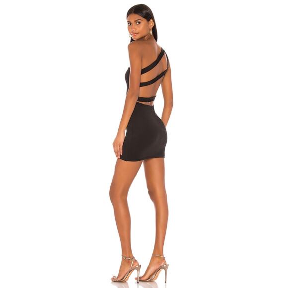 NWT Revolve X Superdown Davey Strappy Back Dress in Black Size Medium - Picture 5 of 8